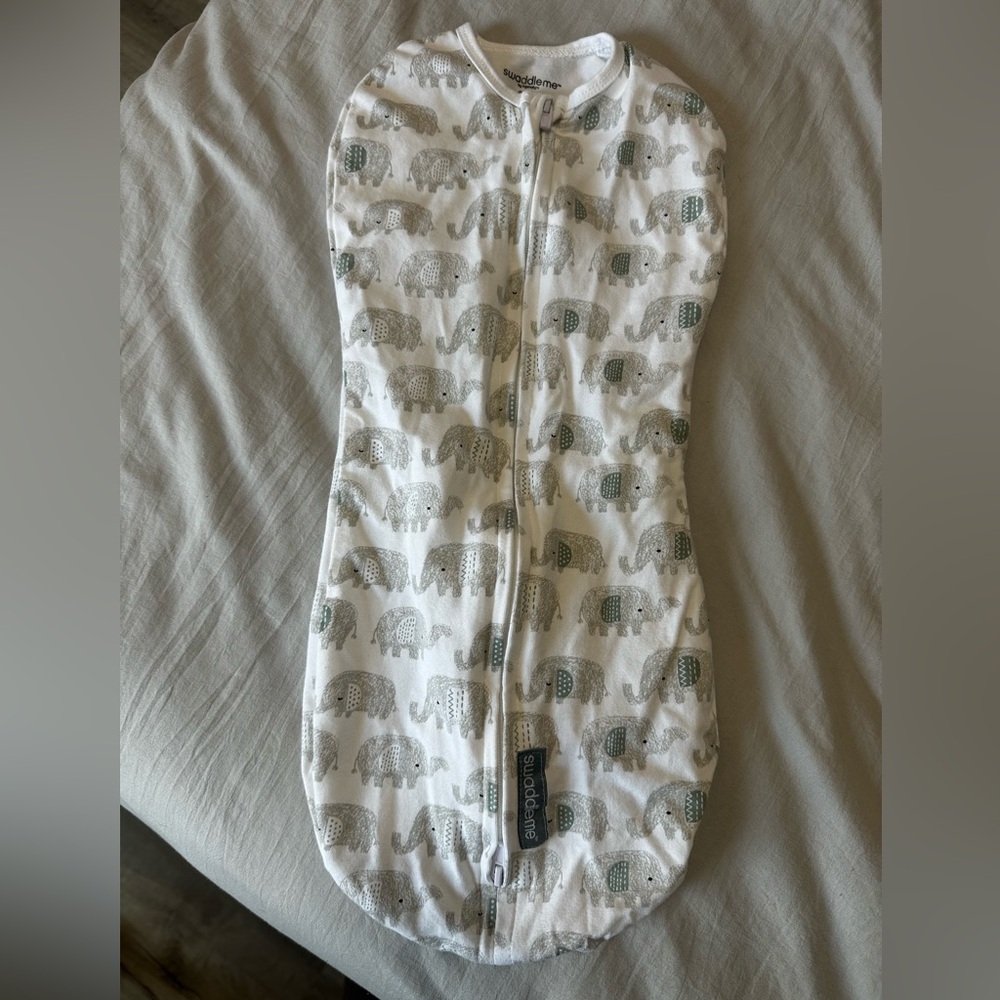 SwaddleMe Soft White Baby Swaddle